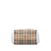 Burberry Small Haymarket Check Coated Canvas and Calfskin Canterbury Tote Secondhand