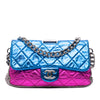 Chanel Multicolor Metallic Quilted Calfskin Modern Chain Flap Frame Bag Secondhand