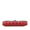 Secondhand Valentino Leather Rockstud Spike Wallet on Chain