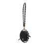 Secondhand Chanel CC Quilted Lambskin Round Chain Around Clutch With Chain