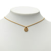 Dior Gold Plated CD Logo Pendant Necklace Secondhand