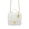 Chanel Mini Caviar School Memory Top Handle Flap Secondhand
