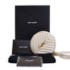 Saint Laurent Baby Chevron Calfskin Round Vinyle Belt Bag Secondhand