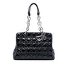 Dior Medium Patent Cannage Lady Dior Soft Shopping Tote Secondhand