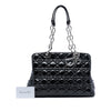 Dior Medium Patent Cannage Lady Dior Soft Shopping Tote Secondhand