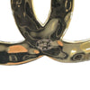 Chanel CC Gold Plated Enamel Brooch Secondhand