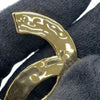 Chanel CC Gold Plated Enamel Brooch Secondhand