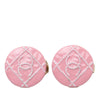 Chanel CC Gold Plated Enamel Clip On Earrings Secondhand