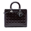 Dior Large Patent Cannage Lady Dior Secondhand