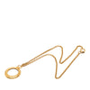 Chanel CC Gold Plated Magnifying Glass Pendant Necklace Secondhand