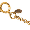 Chanel CC Gold Plated Magnifying Glass Pendant Necklace Secondhand