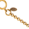 Chanel CC Gold Plated Magnifying Glass Pendant Necklace Secondhand