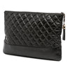 Secondhand Chanel Large Aged Calfskin Gabrielle O Case Clutch