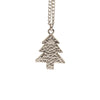 Chanel CC Brass Tree Pendant Necklace Secondhand