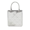 Prada Metallic Spazzolato Leather Triangle Tote Secondhand