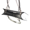 Prada Metallic Spazzolato Leather Triangle Tote Secondhand
