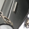 Prada Metallic Spazzolato Leather Triangle Tote Secondhand