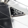Prada Metallic Spazzolato Leather Triangle Tote Secondhand