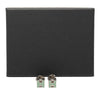 Hermès Palladium Plated Enamel Cage dH Cube Push Back Earrings Secondhand