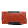 Prada Saffiano Trimmed Denim Open Convertible Tote Secondhand