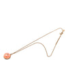 Chanel CC Gold Plated Resin Strass Dome Pendant Necklace Secondhand