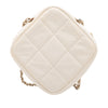 Chanel CC Quilted Lambskin Diamond Clutch with Chain Secondhand