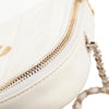 Chanel CC Quilted Lambskin Diamond Clutch with Chain Secondhand