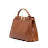 Fendi Medium Calfskin Peekaboo Iconic Satchel Secondhand