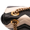 Gucci Medium GG Marmont Bicolor Matelasse Leather Shoulder Bag Secondhand
