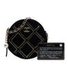 Chanel Velvet Pearl Sequin Round Crossbody Secondhand