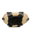 Chloé Small Raffia and Smooth Calfskin Sense Basket Tote Secondhand