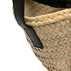 Chloé Small Raffia and Smooth Calfskin Sense Basket Tote Secondhand
