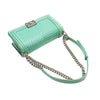 Chanel New Medium Braided Chevron Lambskin Boy Flap Secondhand