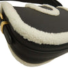 Louis Vuitton Shearling Trimmed Grained Calfskin LV Pont 9 Soft PM Secondhand