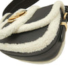 Louis Vuitton Shearling Trimmed Grained Calfskin LV Pont 9 Soft PM Secondhand