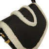 Louis Vuitton Shearling Trimmed Grained Calfskin LV Pont 9 Soft PM Secondhand