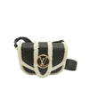 Louis Vuitton Shearling Trimmed Grained Calfskin LV Pont 9 Soft PM Secondhand