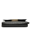 Burberry Embossed Grain Check Leather Langley Crossbody Secondhand