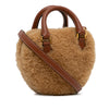 Celine Shearling Heart Satchel Secondhand
