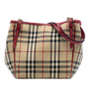 Secondhand Burberry Small Haymarket Check Coated Canvas Canterbury Tote