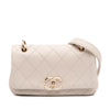 Secondhand Chanel Medium Lambskin Twist Chain Enamel CC Flap