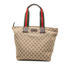 Gucci GG Canvas Web Tote  Secondhand