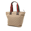Gucci GG Canvas Web Tote  Secondhand