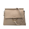 Chloé Medium Calfskin and Suede Faye Crossbody Secondhand