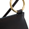Burberry Large Leather and Haymarket Check Coated Canvas Bridle Saddle Bag Secondhand
