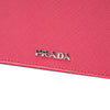 Prada Bicolor Saffiano Turn Lock Wallet on Strap Secondhand