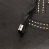 Saint Laurent Calfskin Studded Kahala Sac Tote Secondhand
