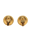 Chanel Gold Plated Faux Pearl Clip on Earrings Secondhand