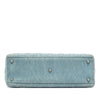Dior Large Denim Cannage Acrylic Handles Lady Dior Secondhand