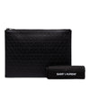 Saint Laurent Leather Monogram Allover Tablet Case Secondhand